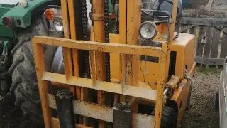 Ремонт погрузчика KOMATSU вилы с большим запасом прочности