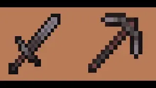 Как построить Незеритовый Меч и Кирку в Minecraft