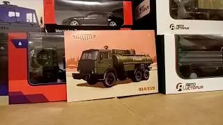 Пополнение коллекции УРАЛ-4322 и МАЗ-5550 от АИСТа, Камаз-5320 (АЦ-9) от Modimio 