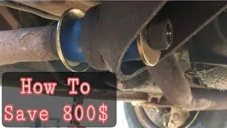 How to install Radius Arm Bushings on a Ford E350 Camper
