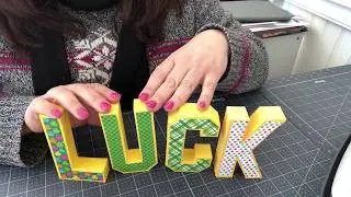 Lori Whitlock 3D Letters in Cricut Design Space