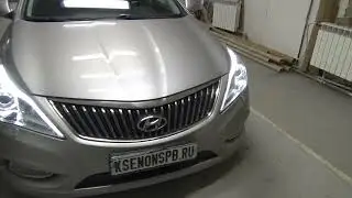 Hyundai Grandeur -ремонт LED ресничек