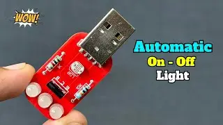 LDR Darkness Sensor Circuit | Automatic On-Off Light Circuit | Darkness Sensor Circuit