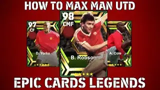 How to train players in efootball 2023 mobile | max Manchester united epic players