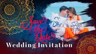 How to make Wedding Invitation video in kinemaster || Save the Date || koushik Bhunia