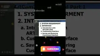 ArtCam Tutorial 1 