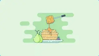 INKSCAPE / Honey Pancake Flat Design