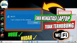 How to solve the problem of WiFi not being able to connect on a laptop I Can't connect to this ne...