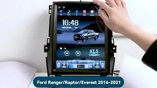 Vertical Screen Android Car Radio For Ford Ranger Raptor Everest 2016-2021 Gps Carplay 4G DSP