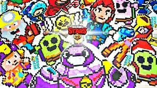 MY PIXEL ART - BRAWL STARS perler beads
