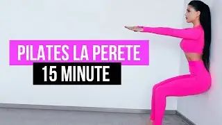PILATES LA PERETE/15 MINUTE/ 15 Min Wall Pilates Workout [HD]