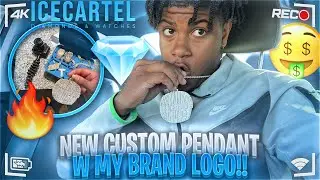 MY CUSTOM $3000 MOISSANITE PENDANT FROM ICECARTEL! IN DEPTH REVIEW! 💎