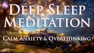 Sleep Meditation😴To Calm Anxiety With Full Body Relaxation Hypnosis (Music, 432 Hz Binaural Beats)