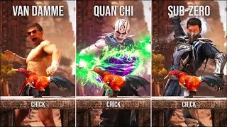 All Characters Kill Chicken - Mortal Kombat 1