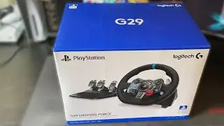 Logitech G29 Steering Wheel Unboxing (PS4/PS5)