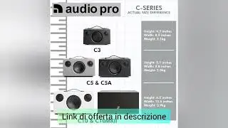 Audio Pro Altoparlante Portatile Multiroom