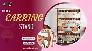Elegant Jewelry Stand Organizer for Women | Earring Stand, Bracelets Holder (DIY)