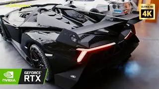 Cyberpunk 2077 Ultra Realistic Car Showcase & Driving – Insane Mods 😳🔥