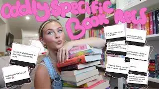 'Oddly specific Book Recs' *books for any mood* 📖⭐️