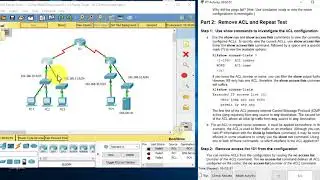 9.1.1.6 Packet Tracer - ACL Demonstration