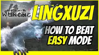 How to defeat Big White Wolf EASY | Black Myth: Wukong (Lingxuzi)