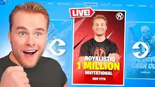 MIJN EIGEN $15.000 TOERNOOI IN CHAPTER 2! 🏆 - Royalistiq 1 Million Invitational (Featuring Fortnite)