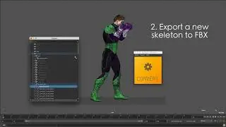 Export Complex Maya Animation to FBX with Rig Export Converter