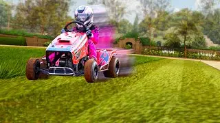 Cutting the perfect lawn in Lawnmower Simulator Demo