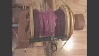 Glitched Stitchery Vlog 018: From Fleece to Finished Yarn-- Dyed Targhee Lamb Fleece