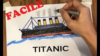 How to Draw the Titanic Easy Ship in Few Steps Tutorial