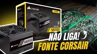 FONTE PC CORSAIR NÃO LIGA? RESOLVIDO!