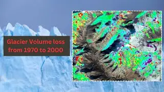 Glacier volume loss calculation from 1970 to 2000 | 