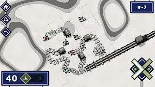 Railbound Level #-7 Walkthrough