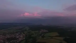 Abendhimmel über dem Kellerskopf