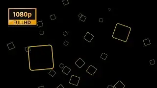 Rounded Square (yellow) Motion Graphics Overlay