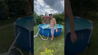 Как я очистил воду в бассейне!