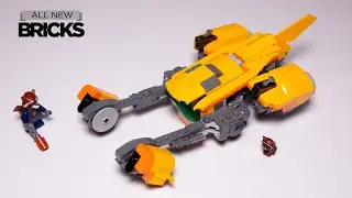 Lego Marvel Guardians of the Galaxy 76254 Baby Rocket's Ship Speed Build