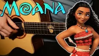How Far I'll Go: Auli'i Cravalho (Moana Soundtrack) - Fingerstyle Guitar Cover + TABS