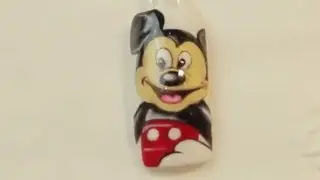 HIT! Myszka Miki na paznokciach - Mickey Mouse Nails tutorial - Shellac CND