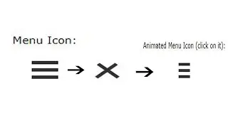 how to create a menu icons with practical program | html and css