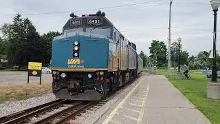 [Only 84!]VIA 84 Arriving and Departing Stratford June 28 2024