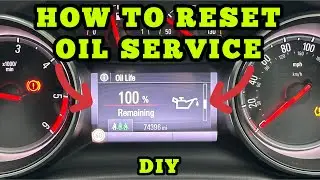 Opel Vauxhall Astra K OIL RESET Procedure Step By Step MK7 2015 - 2022