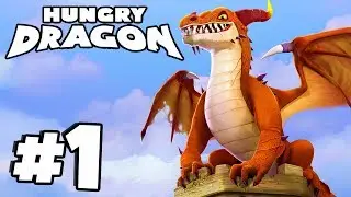 *NEW* Hungry Game With MASSIVE DRAGONS! | Hungry Dragon Gameplay Part 1 (IOS/Android)