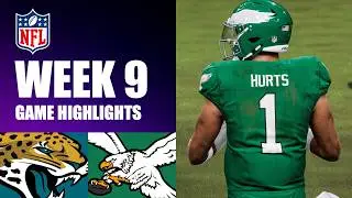 Jaguars vs. Eagles Week 9 - Madden 24 Simulation Highlights (Updated Rosters)