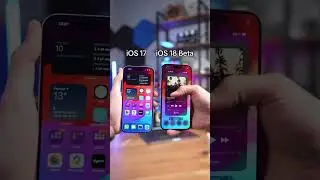 iOS 17 vs iOS 18 #apple #ios18 #onloading