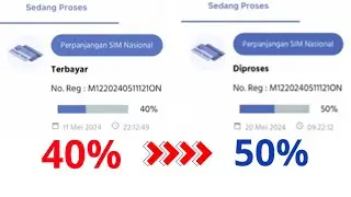 SIM 40%!! Berapa Lama Waktu Progress PERPANJANGAN SIM ONLINE | Digital Korlantas Polri