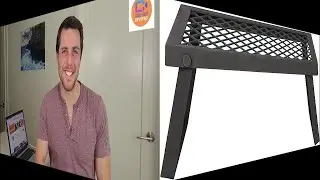 Amazon Basics Portable Outdoor Folding Campfire Grill - HONEST Review