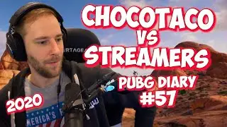 ChocoTaco vs Streamers | Streamer Vs Streamer | PUBG DIARY #57