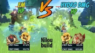 Nilou || HP + EM VS HP + Hydro Damage Bonus || Genshin Impact 3.1