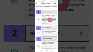 Pi Network KYC update - Create Wallet and Mainnet Checklist